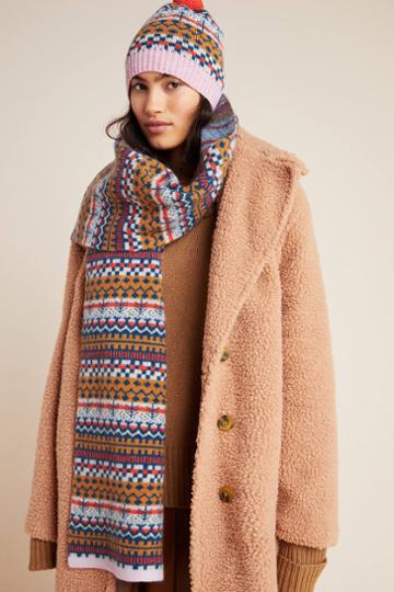 Donna Wilson Fair Isle Wool Scarf