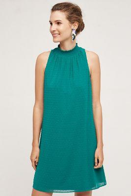 Meadow Rue Swiss Dot Halter Dress