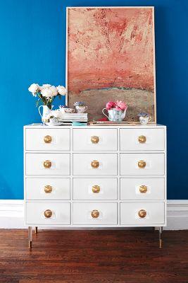 Tracey Boyd Lacquered Regency Twelve-drawer Dresser