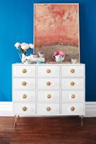 Tracey Boyd Lacquered Regency Twelve-drawer Dresser
