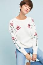 Line & Dot Minnie Embroidered Pullover