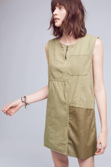 Jakett Leather Patch Tunic Dress
