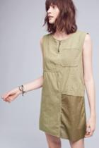 Jakett Leather Patch Tunic Dress