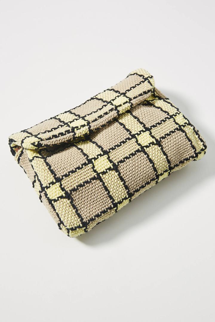 Maria La Rosa Sun Foldover Clutch