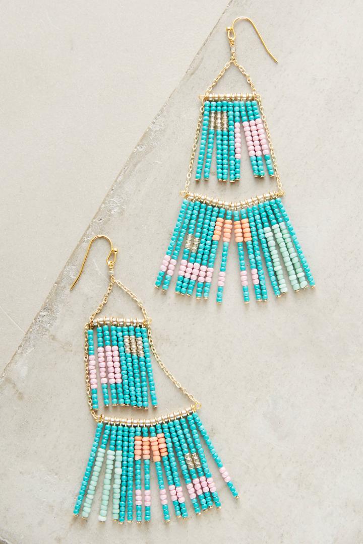 Anthropologie Lake Erie Chandelier Earrings