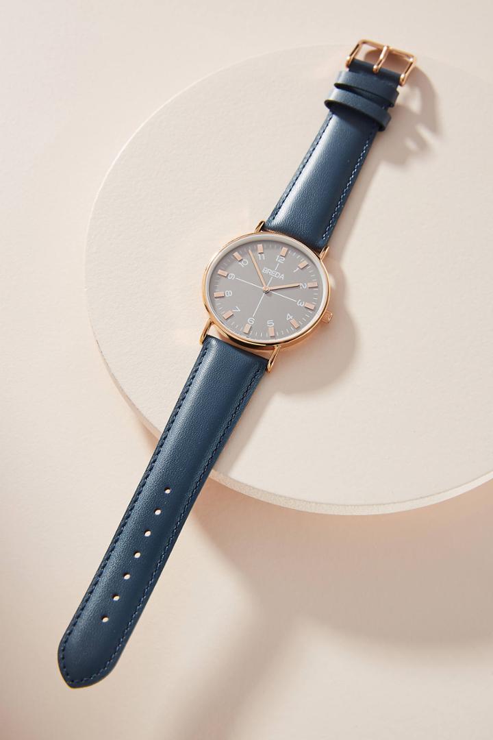 Anthropologie Breda Blue Belmont Watch
