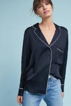 Just Female Luxe Pajama-style Buttondown