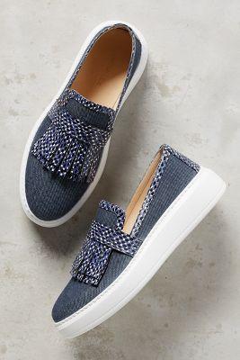 Deimille Kiltie Denim Sneakers Denim