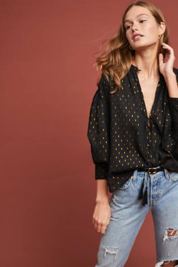 Kinga Csilla Gold Dot Blouse