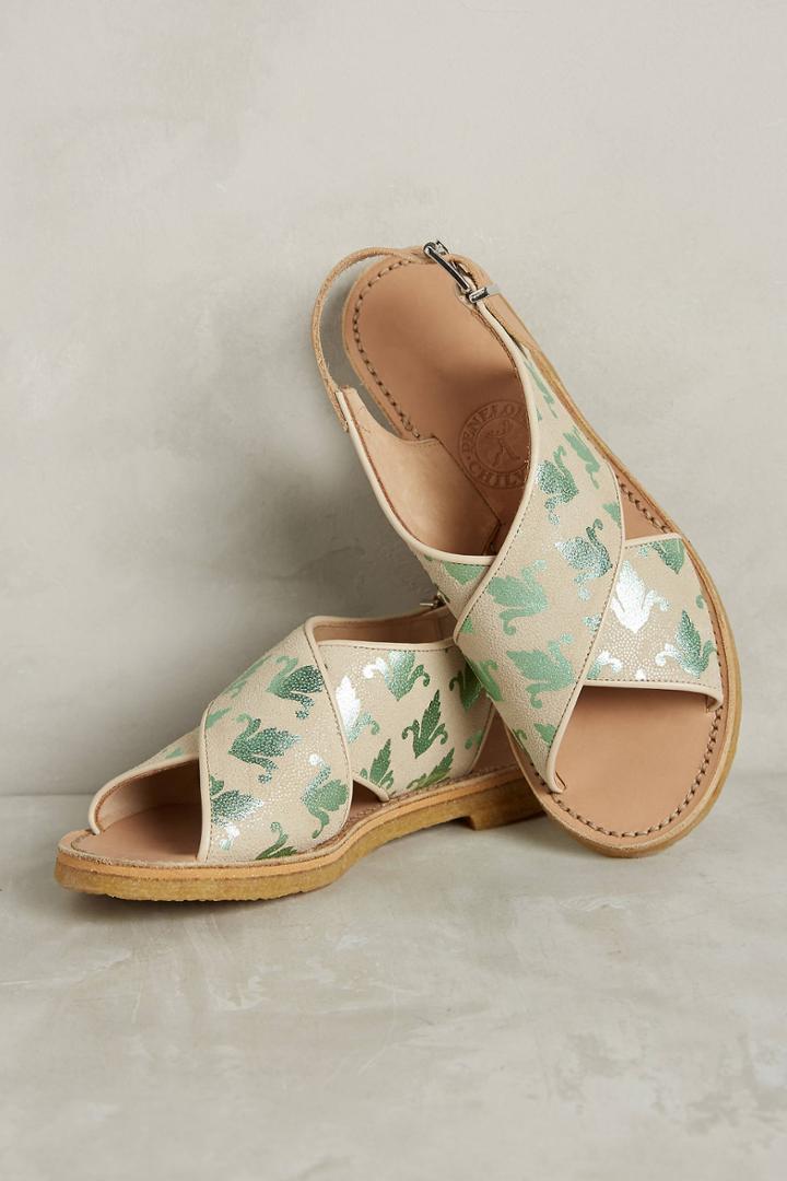 Penelope Chilvers Fleur De Lis Sandals