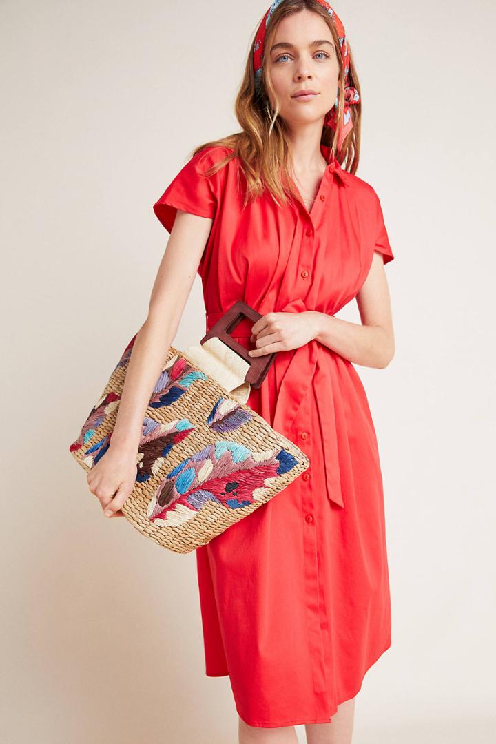 Corey Lynn Calter Carla Pleated Shirtdress