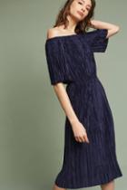 Sunday In Brooklyn Textured Off-the-shoulder Dress