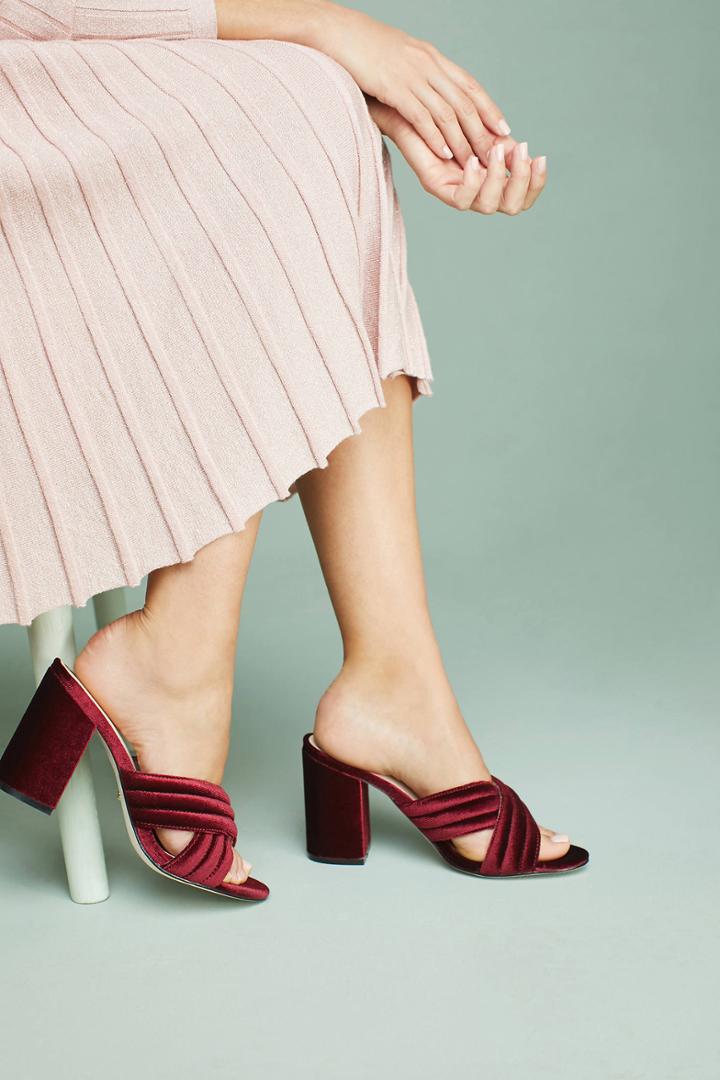 Raye Bella Velvet Mules