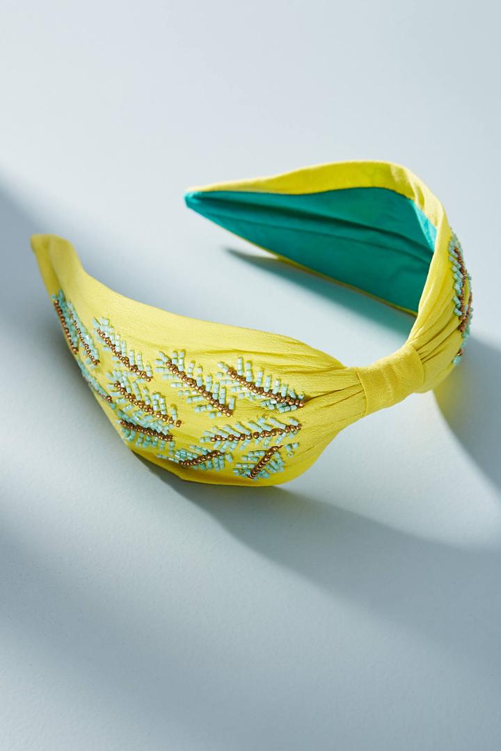 Joshipura Beaded Leaf Headband