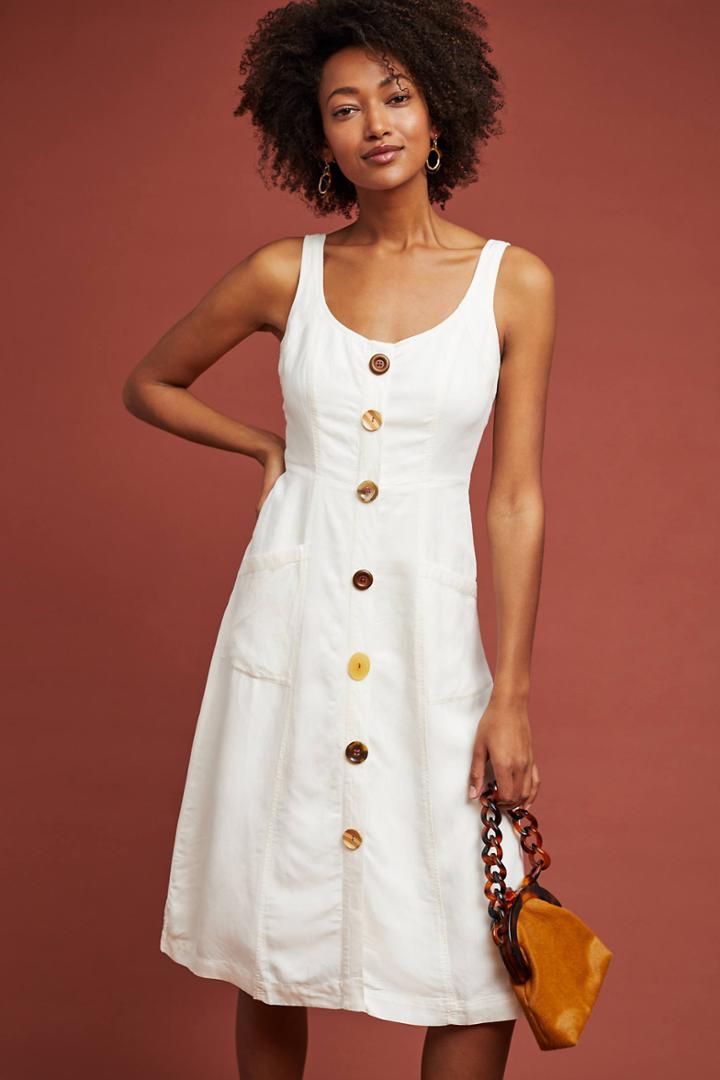 Anthropologie Antigua Buttondown Dress