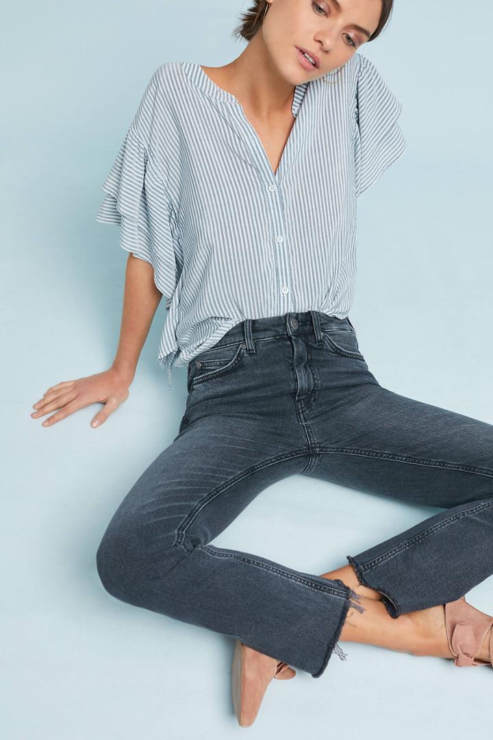 M.i.h Daily High-rise Straight Fray Jeans