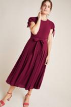 Gal Meets Glam Bette Bow-tied Midi Dress