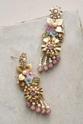 Miriam Haskell Azalea Beaded Drops