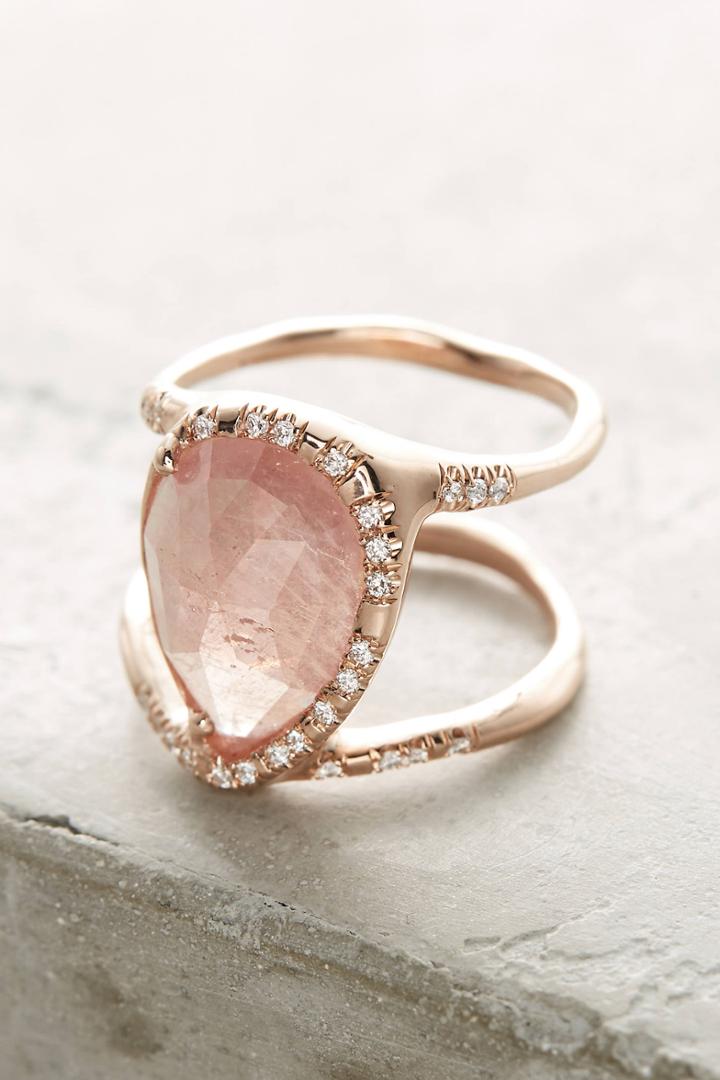 Sirciam Pink Sapphire Infinity Ring