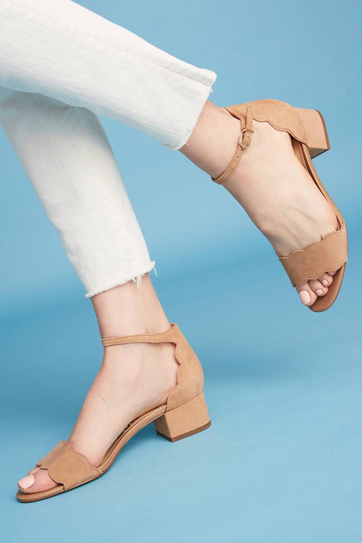 Sam Edelman Scalloped Block Heels