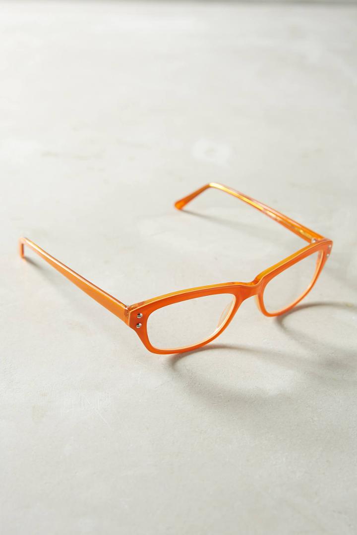 Anthropologie Tangerine Reading Glasses