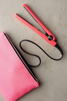 Eva Nyc Mini Healthy Heart Ceramic Styling Iron Pink