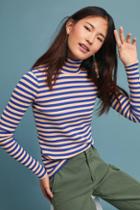 Mr. Larkin Pippa Striped Turtleneck