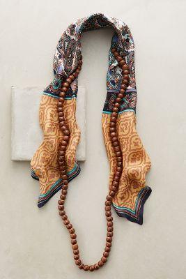 Anthropologie Gilles Scarf Necklace