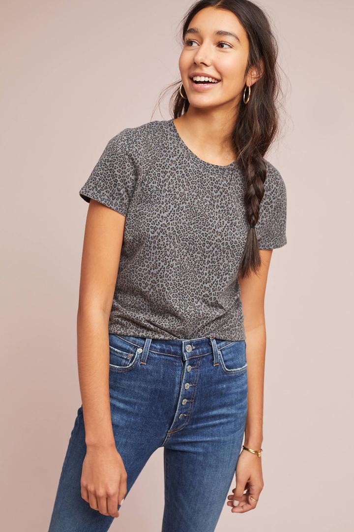 T.la Leopard Tee