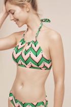 Swim By Anthropologie High-neck Halter Swim Top