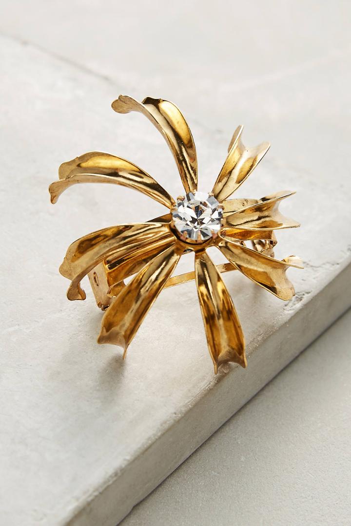 Anthropologie Sunflower Hair Clip