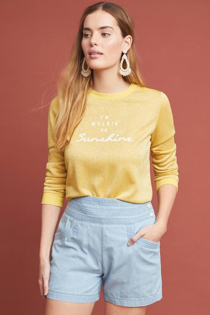 Yumi London Walking On Sunshine Graphic Sweatshirt