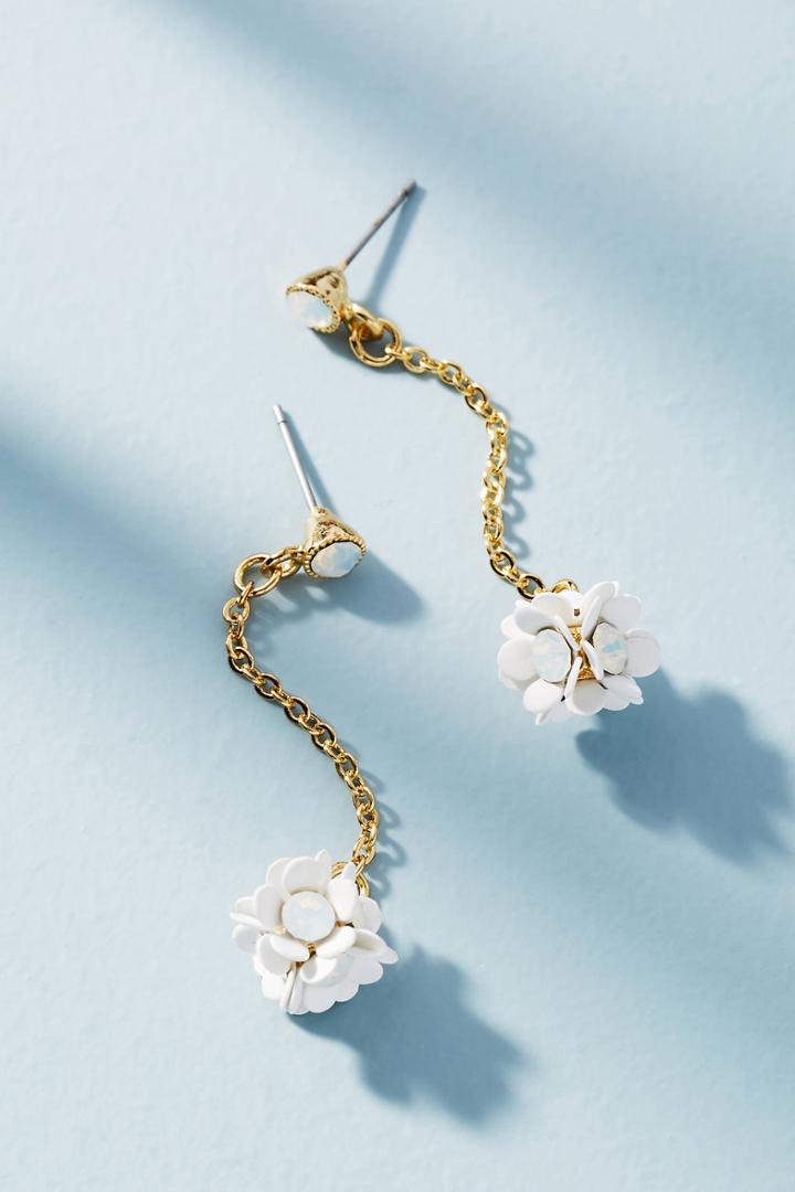 Anthropologie Gardenia Drop Earrings