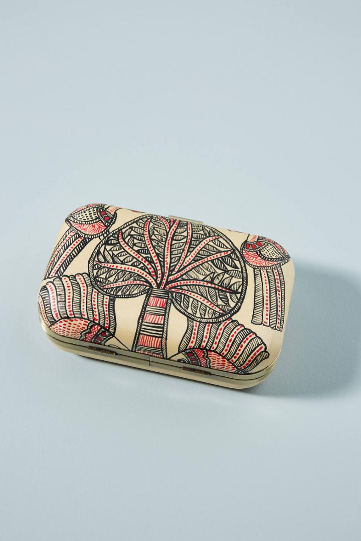 Anthropologie In Nature Box Clutch