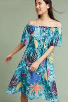 Ce By Christina Economou Pacific Off-the-shoulder Dress
