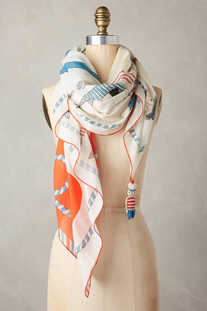 Rumisu Sailors Silk Scarf