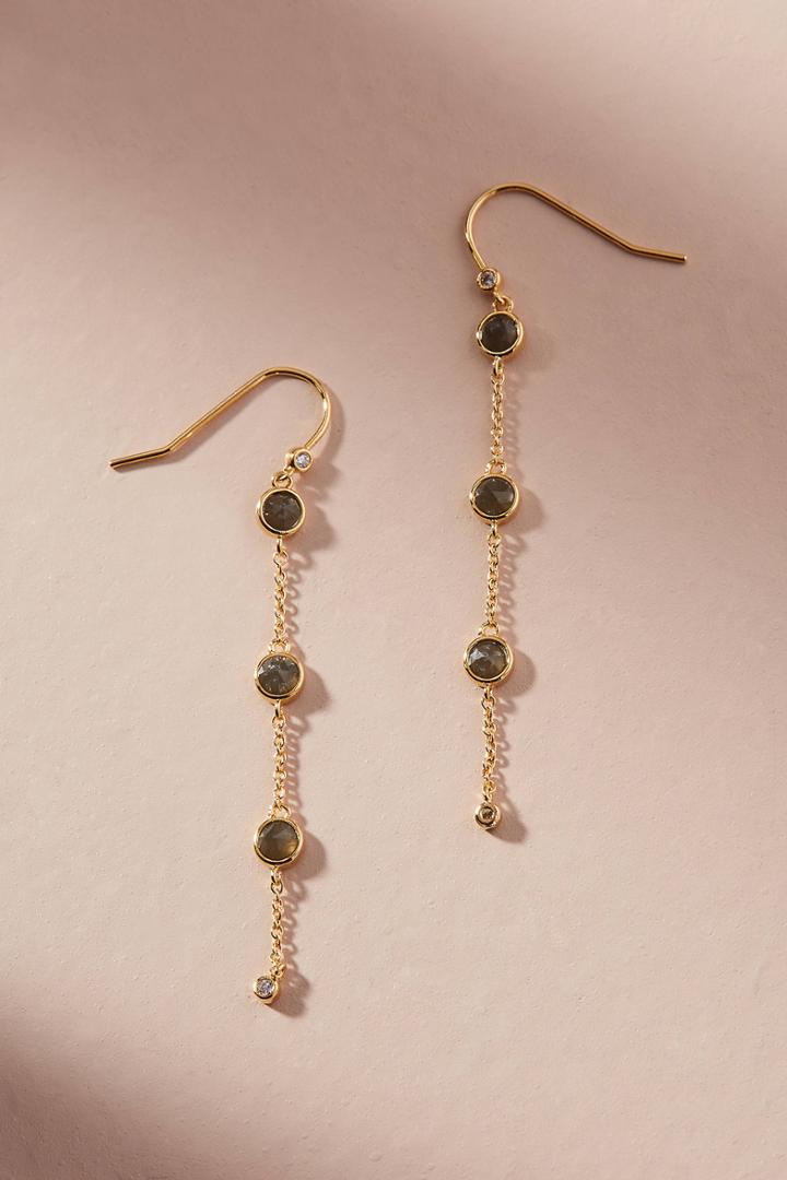 Anthropologie Valentina Linear Drop Earrings
