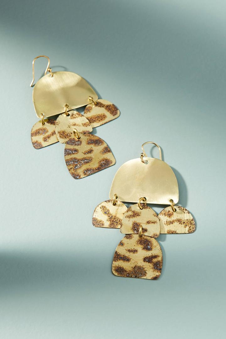 Sibilia Animal Print Sequoia Drop Earrings