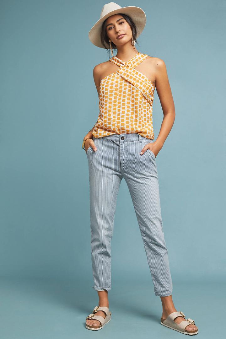 Reiko Scott Striped Chino Pants