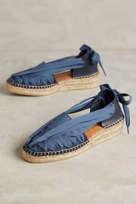 Naguisa Ribbon Espadrilles Navy