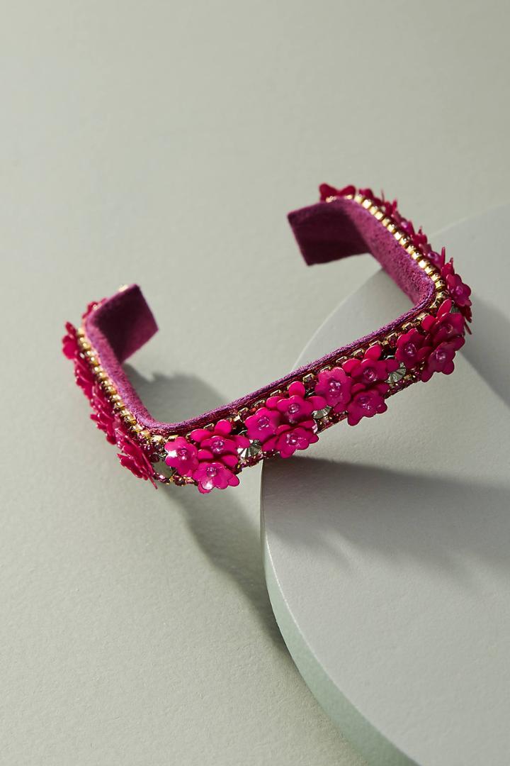 Deepa Paula Structured Floral Cuff
