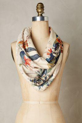 Anthropologie Drawing Room Infinity Scarf