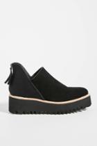 All Black Tread Platform Ankle Boots