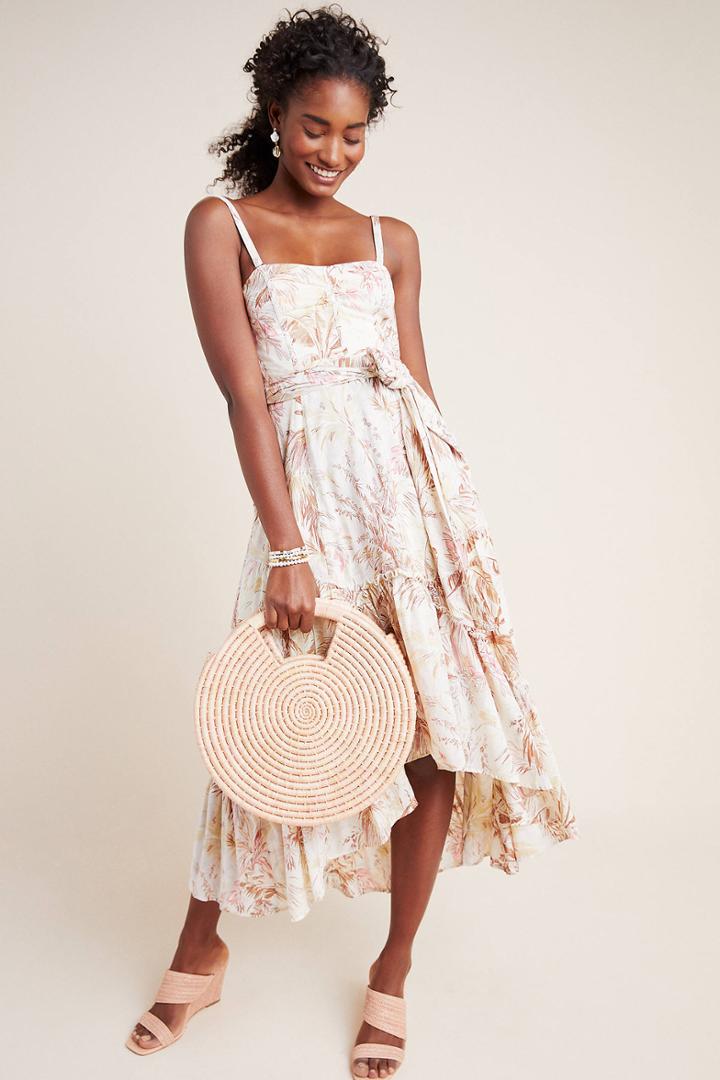 Anthropologie Adriana Strapless Dress