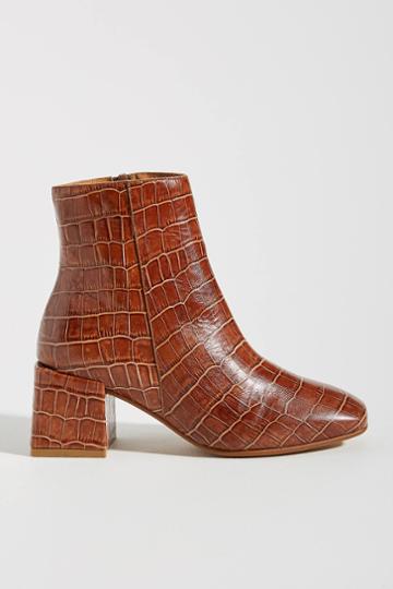 Elysess Crocodile Ankle Boots