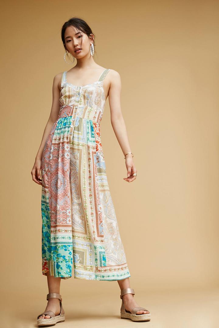 Plenty By Tracy Reese Patchwork Jumpsuit
