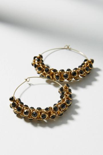 Blossom Box Sparkle Cuff Hoop Earrings