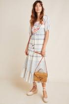 Pankaj & Nidhi Alain Striped Midi Dress