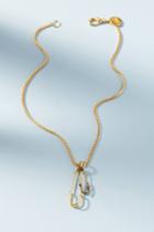 Laruicci Safety Pin Pendant Necklace