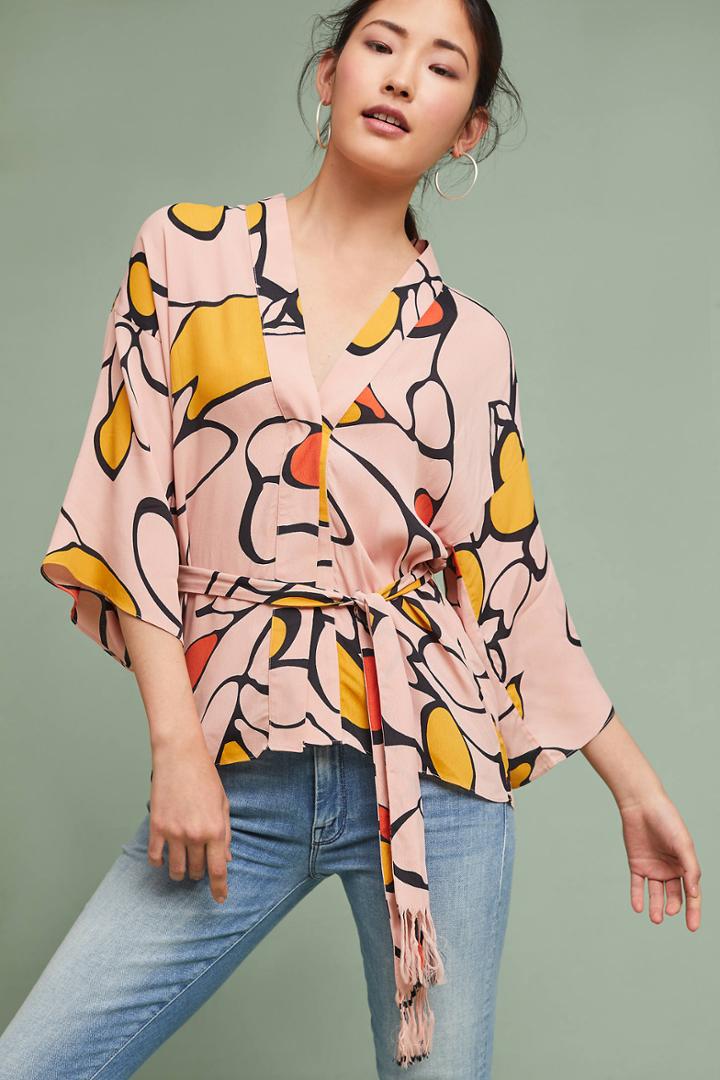 Pepin Abstract Wrap Top